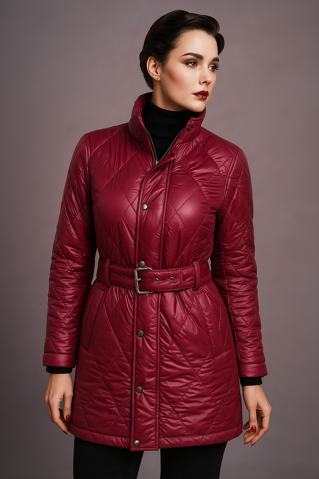 Winter Puffer Jacket Long Women